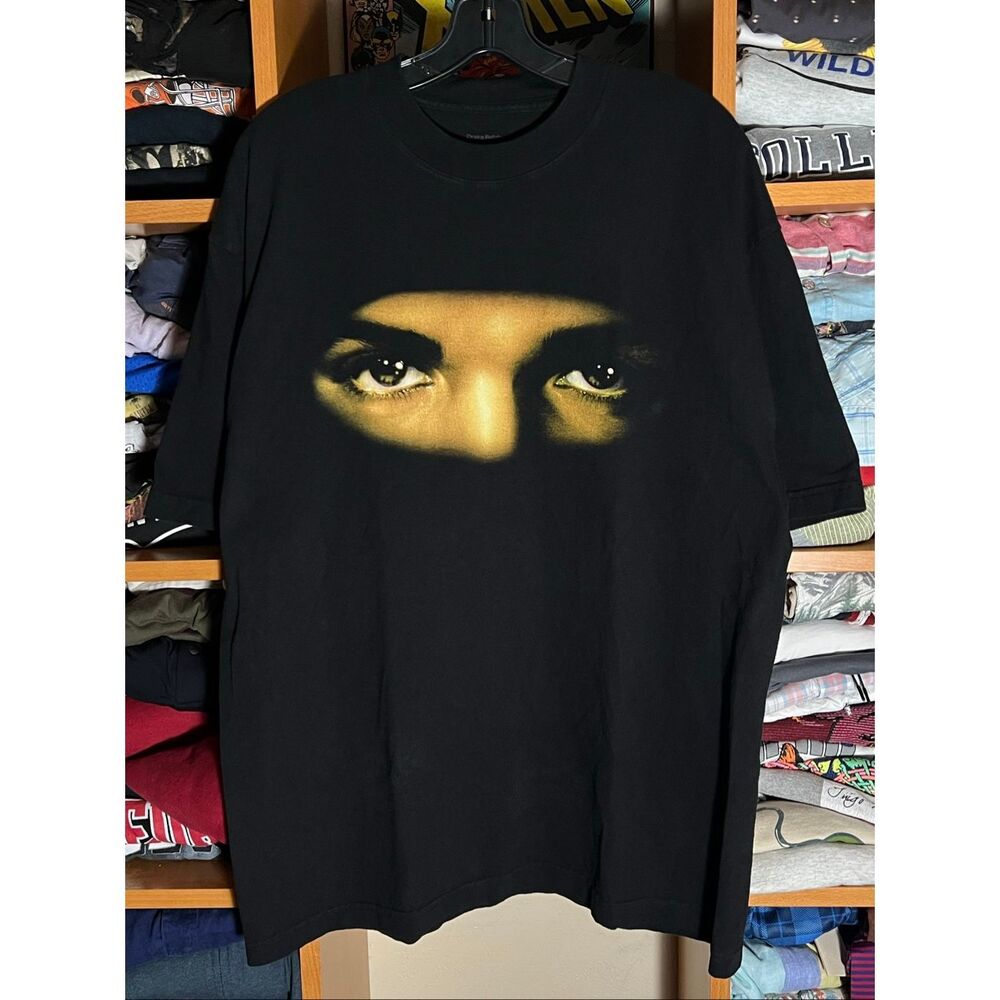 Drake It’s All A Blur Tour 2023 IAAB Eyes Tee Large